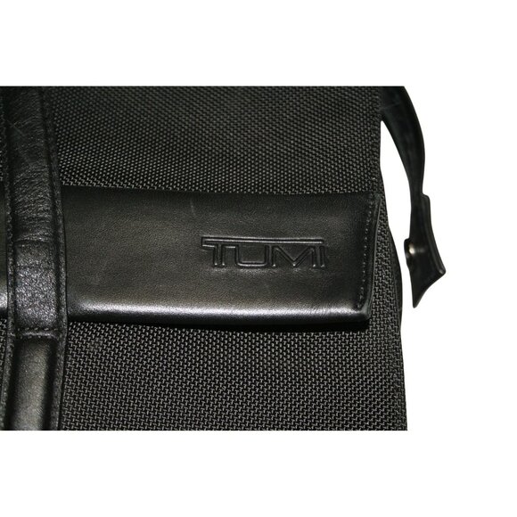 Tumi Alpha Black Nylon & Leather Briefcase Tote Bag 43010D3 Laptop Biz Travel - Picture 3 of 12
